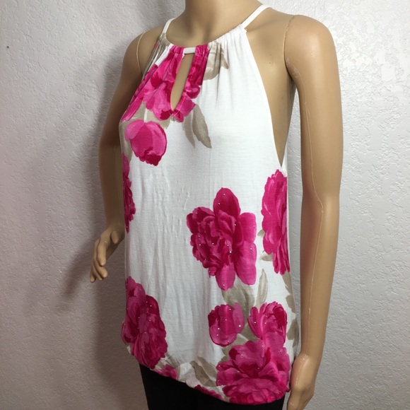 Inc Concepts Pink Floral Blouse - Picture 3 of 6